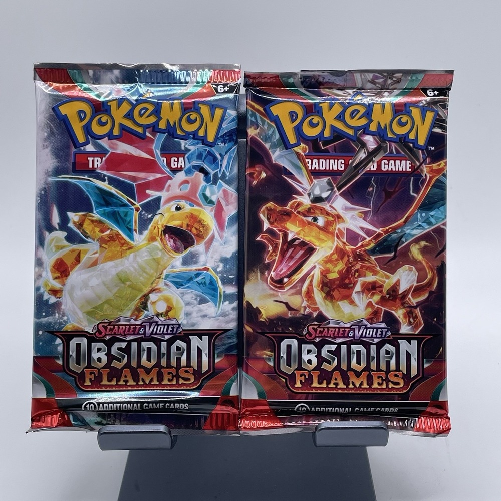 Pokemon TCG Obsidian Flames Sealed Booster Packs Lot Of 2 Scarlet Violet Cards